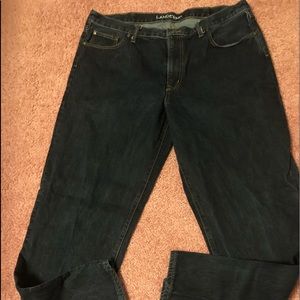 Men's Lands' End Jeans Relaxed Fit Denim 40 X 33